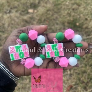 Alpha Kappa Alpha AKA Sorority Stanley Tumbler Cup Charms