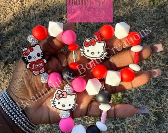 Kawaii Kitty Stanley Tumbler Cup Handle Charm