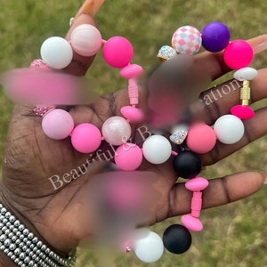 Pink Party Girl  Stanley Tumbler Cup Charms