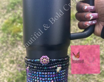 Chroma Stanley Rhinestone Silicone Boot tumbler