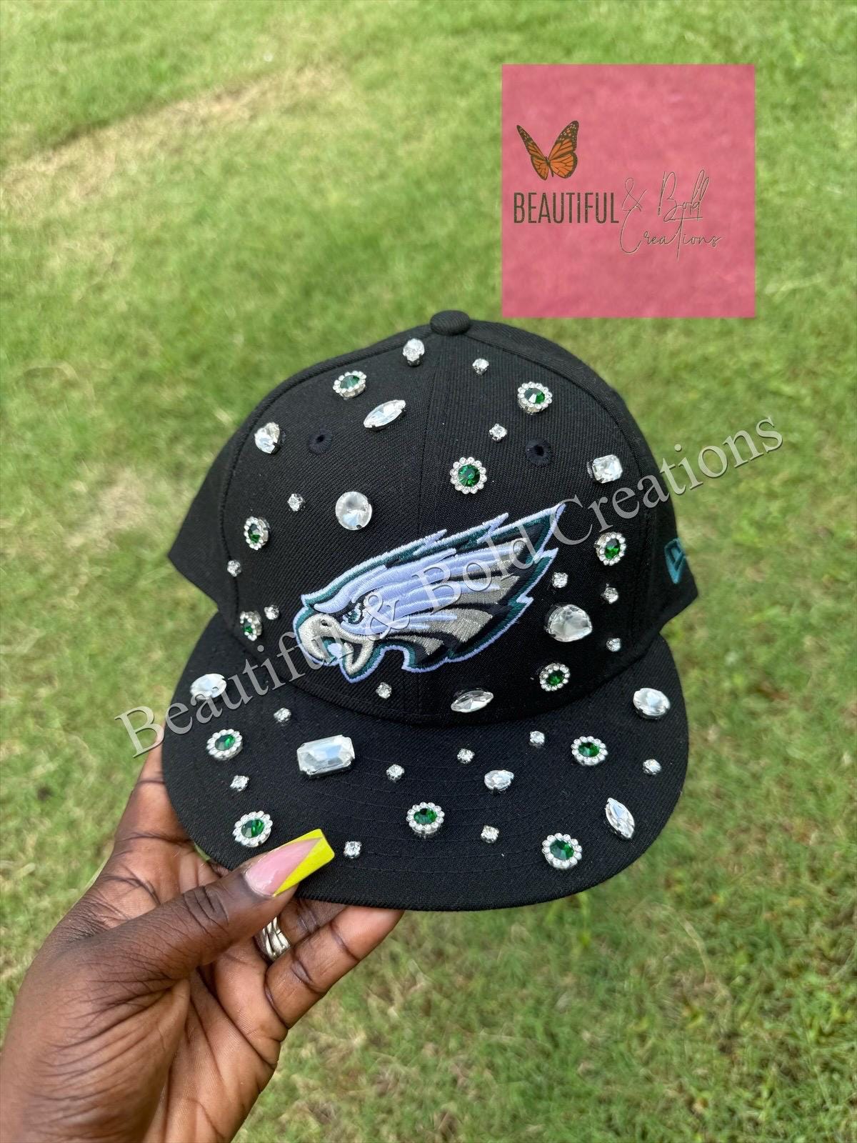 Philadelphia Eagles Super Bowl Champion Rhinestone Snapback 