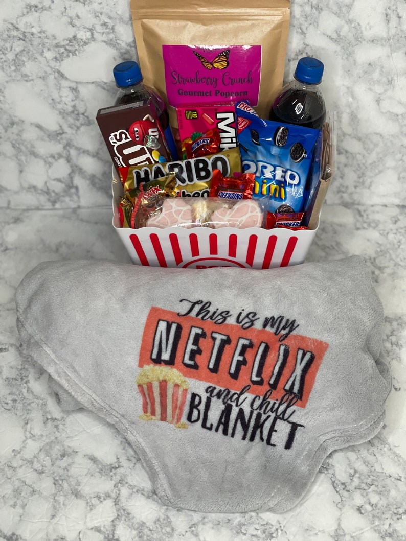 Netflix & Chill Movie Gift Basket Etsy