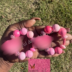 Malibu heart love pink Stanley Tumbler Cup Charms