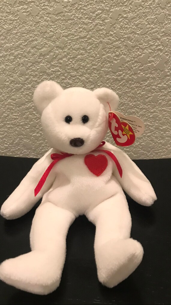 Valentino Beanie Baby with many errors Very rare | Etsy