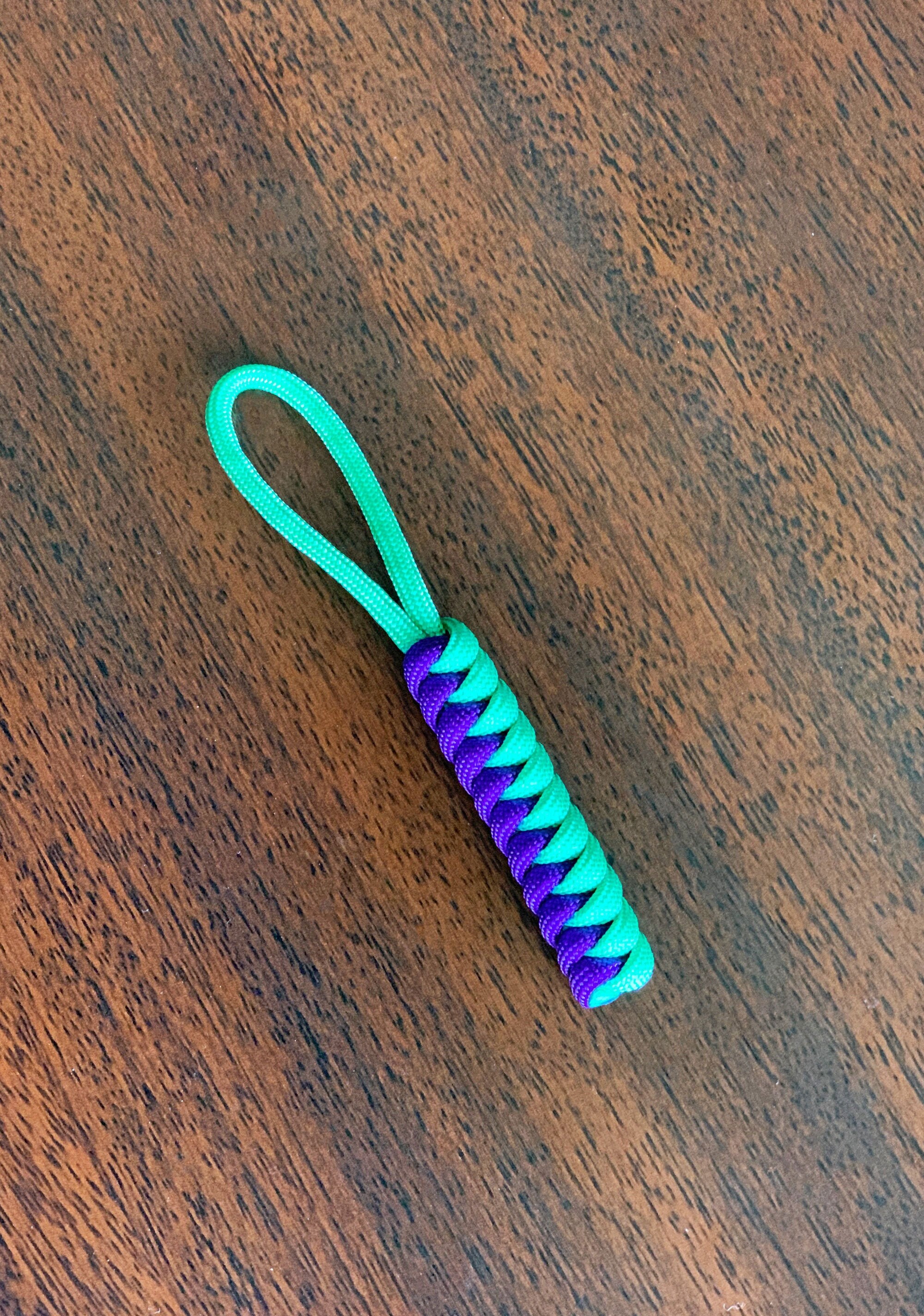 Paracord Keychain Paracord Keyring Two Color Key Fob Etsy Canada