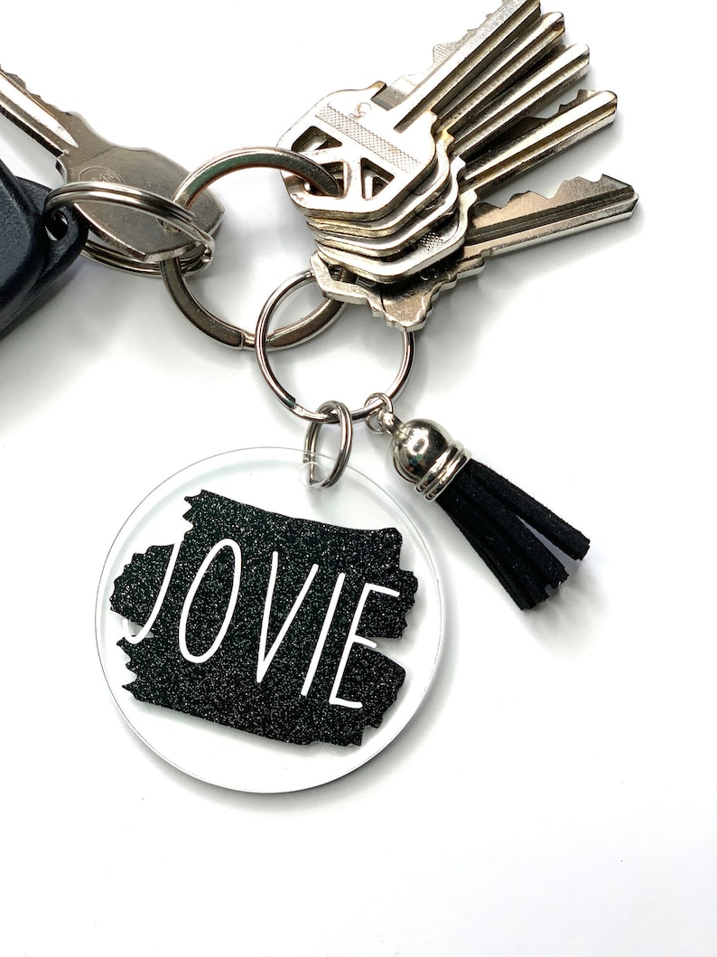 Personalized Acrylic Keychains Custom Acrylic Keychains Etsy