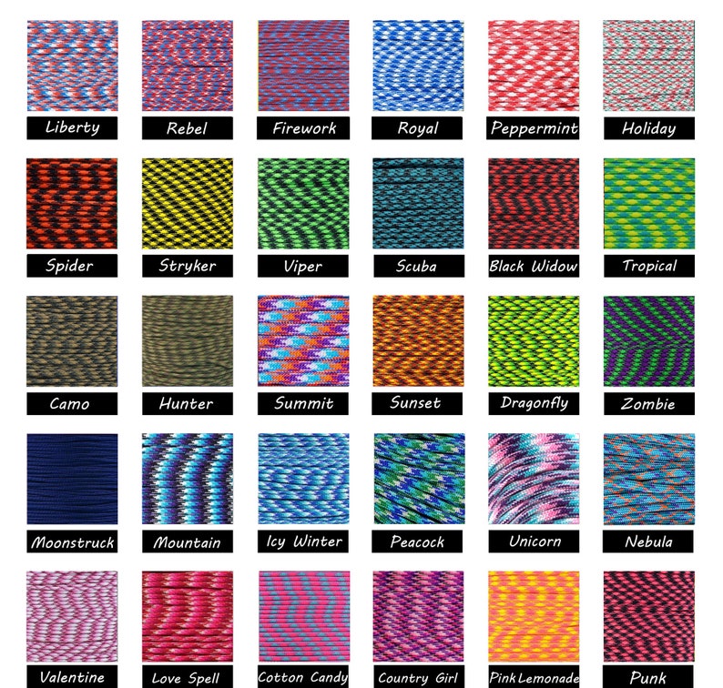 back to school two color key chain Paracord keychain paracord key fob backpack tag cobra knot paracord motorcycle key ring