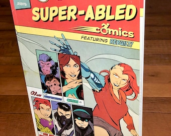 Komiksy Super-Abled, EGZEMPLARZ Z AUTOGRAFEM, Komiks o superbohaterach z niepełnosprawnościami, 6 historii o inkluzywnych superbohaterach z niepełnosprawnościami