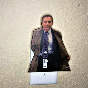 The Office Light Switch Cover The Office gag gift Michael Scott Dunder Mifflin The Office Birthday Present The Office gifts Dwight image 1