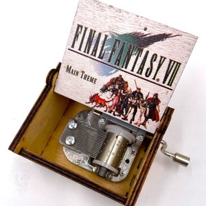 Final Fantasy 7: Main theme music box - Final Fantasy 7 Music box - FF7 - Final Fantasy 7 gift - Cloud Strife - Sephiroth - Gamer Gifts