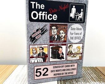 The Office Dating Game - Scratch off Dating Game - Couples Date Night - The Office Date Night - Anniversary gift - Jim Pam - Michael Scott