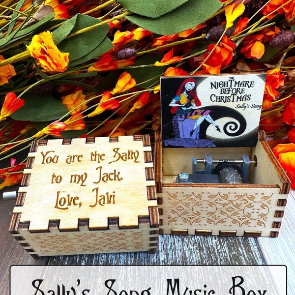 Nightmare Before Christmas Music Box - Sally's Song - Sally music box - The Nightmare before Christmas gift - Jack and Sally - Gifts stuffer