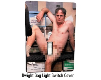 Dwight The Office Light Switch Cover - The Office gag gift - Dunder Mifflin - The Office gifts - Dwight Schrute -  The Office gift Dwight