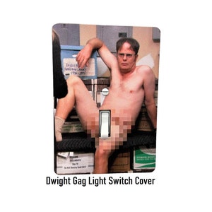 Dwight The Office Light Switch Cover The Office gag gift Dunder Mifflin The Office gifts Dwight Schrute The Office gift Dwight image 1