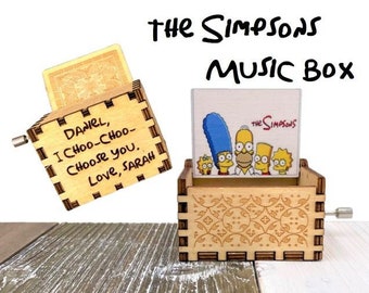 The Simpsons Music Box: Personalized Keepsake Gift