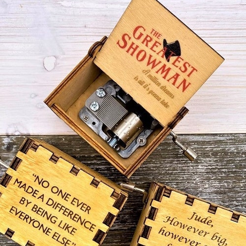 The Greatest Showman Music Box A Million Dreams Music Box Etsy