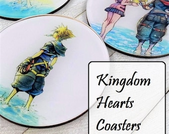 Kingdom Hearts Acrylic Coasters: Gamer Gift Set