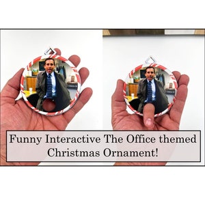 The Office Ornament Michael the Flasher The office Ornaments The Office Christmas Ornaments the office gifts Michael Scott Dunder image 2