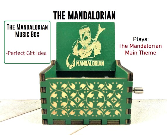 The Mandalorian Music Box The Mandalorian Theme The Etsy