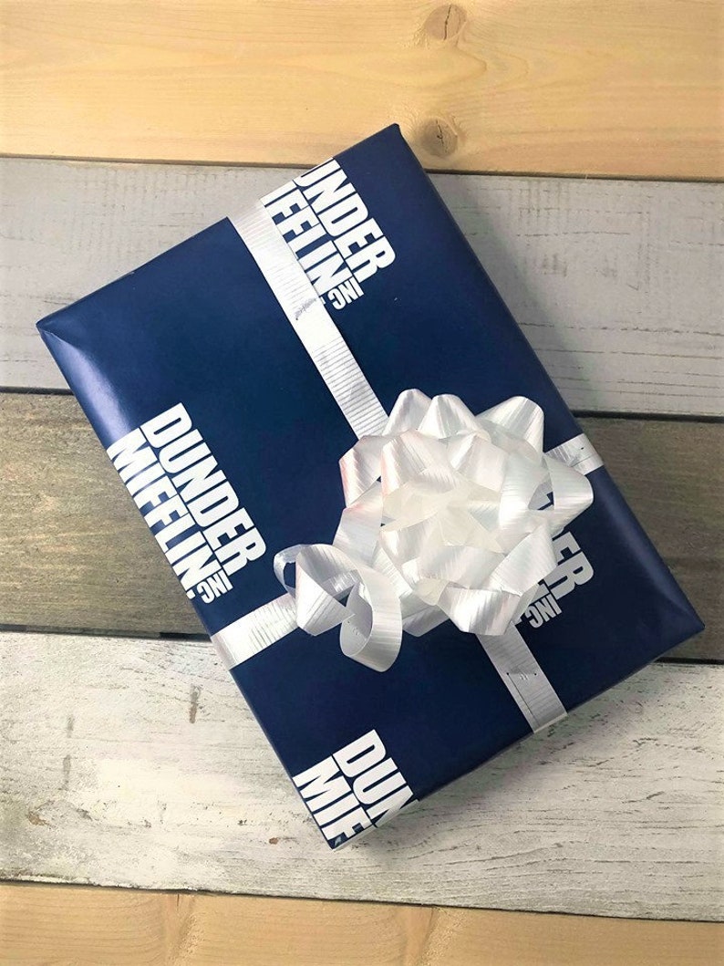 The Office Gift Wrap - Dunder Mifflin Paper - Dunder Mifflin Wrapping Paper - The Office Birthday Present - Christmas Wrapping Paper - 