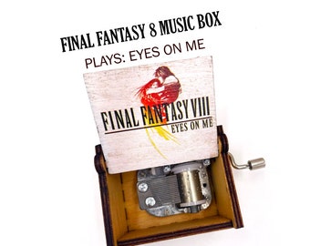 Final Fantasy 8: Eyes on me music box - Final Fantasy 8 Music box - FF8 - Final Fantasy 8 gift - Squall - Rinoa - gamer gifts - game music