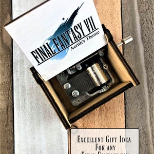 Final Fantasy 7 Music Box - Aeriths theme: Final Fantasy Music Box - FF7 Music box - Aeris - Final fantasy game - Final Fantasy gifts Custom