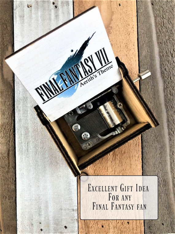 Final Fantasy 7 Music Box - Aeriths theme: Final Fantasy Music Box - FF7 Music box - Aeris - Final fantasy game - Final Fantasy gifts Custom