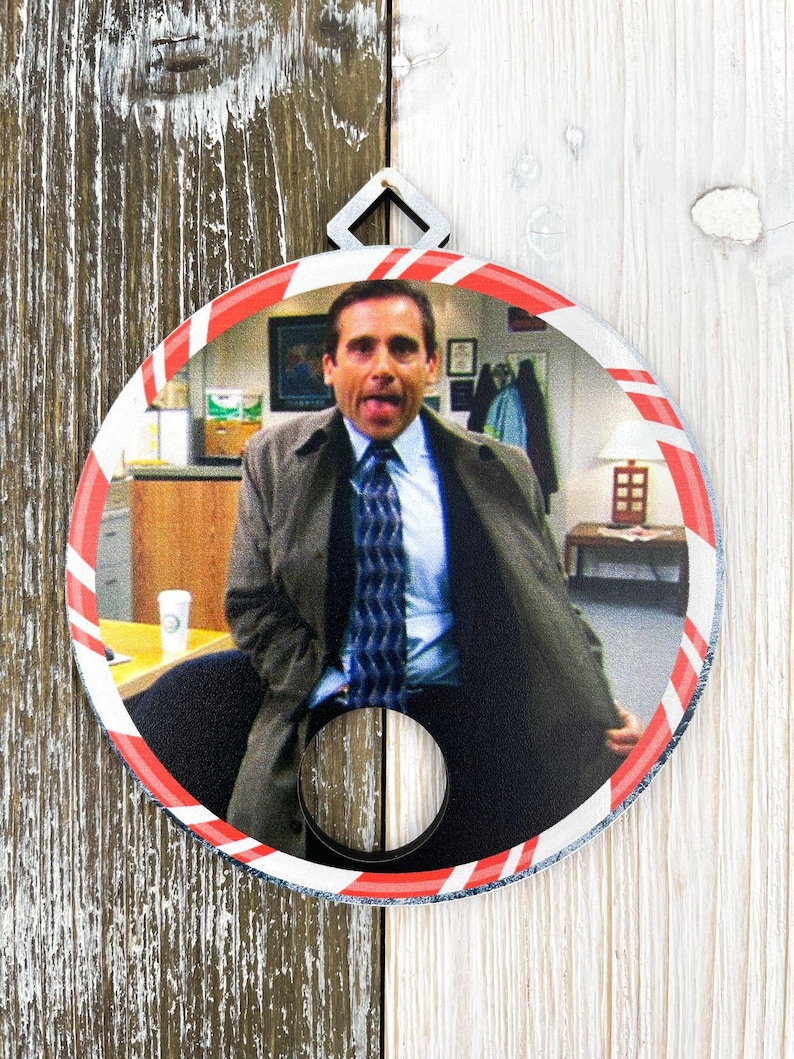 The Office Ornament Michael the Flasher The office Ornaments The Office Christmas Ornaments the office gifts Michael Scott Dunder image 7