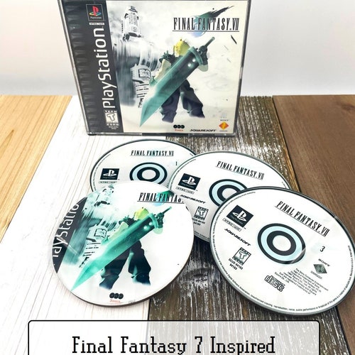 Dessous de verre en acrylique Final Fantasy 7 : coffret cadeau pour joueur