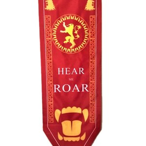 Game of Thrones Flag Banner Wall Decor: Stark Targaryen - Etsy