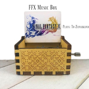 Final Fantasy X theme music box: To Zanarkand Music Box - Final Fantasy music box - Final Fantasy Gift - FFX - Stocking Stuffer