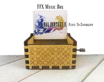 Final Fantasy X theme music box: To Zanarkand Music Box - Final Fantasy music box - Final Fantasy Gift - FFX - Stocking Stuffer