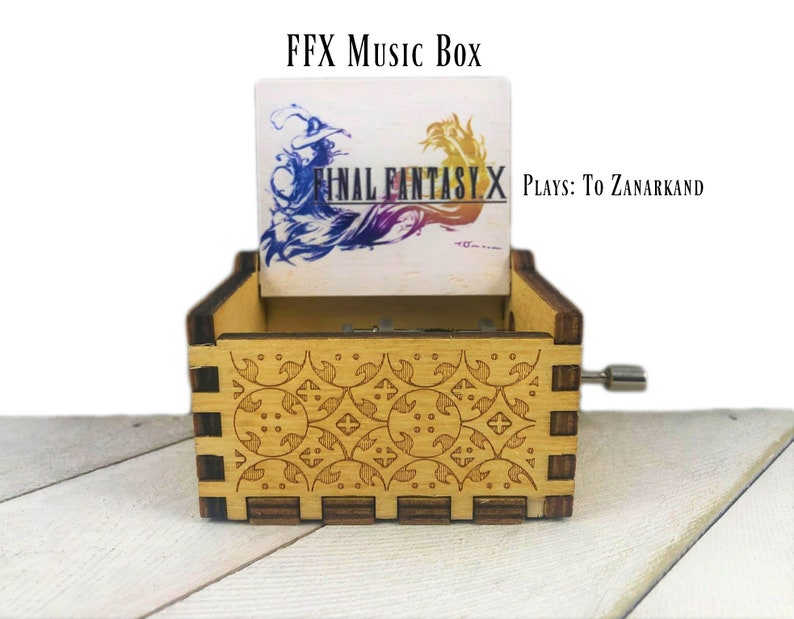 Final Fantasy X theme music box: To Zanarkand Music Box - Final Fantasy music box - Final Fantasy Gift - FFX - Stocking Stuffer 