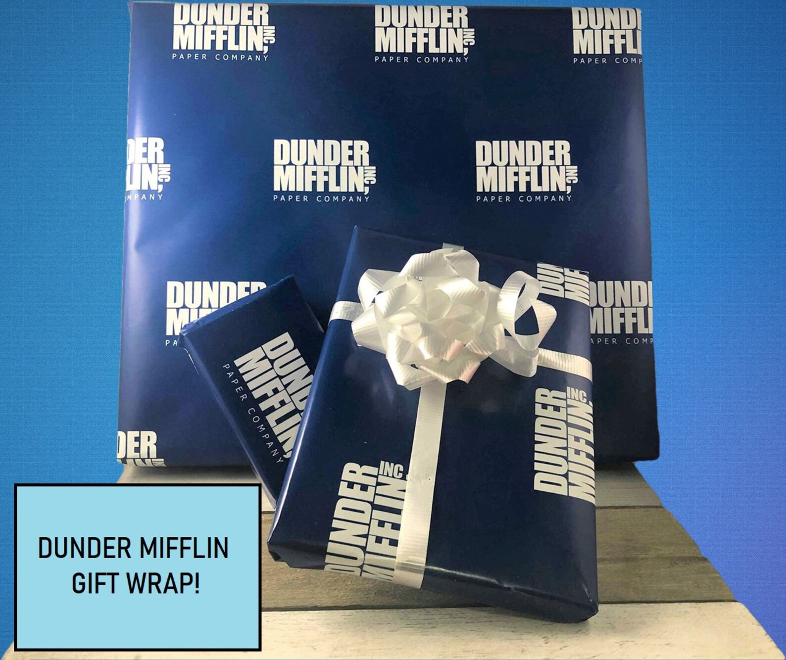 The Office Gift Wrap Dunder Mifflin Paper Dunder Mifflin Etsy