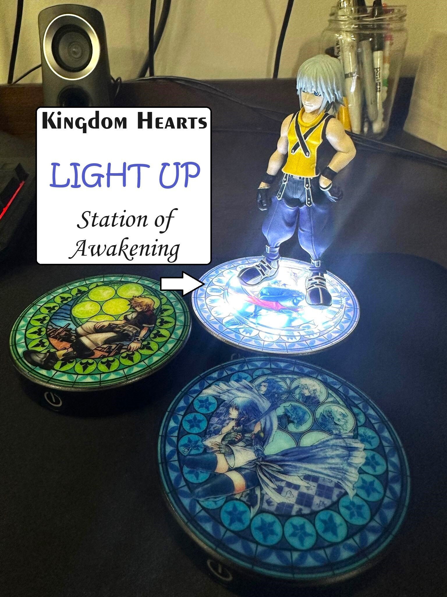 Kingdom Hearts Lighting Clock Radio Control SQUARE ENIX
