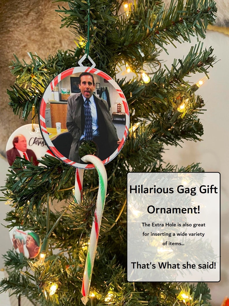 The Office Ornament Michael the Flasher The office Ornaments The Office Christmas Ornaments the office gifts Michael Scott Dunder image 3