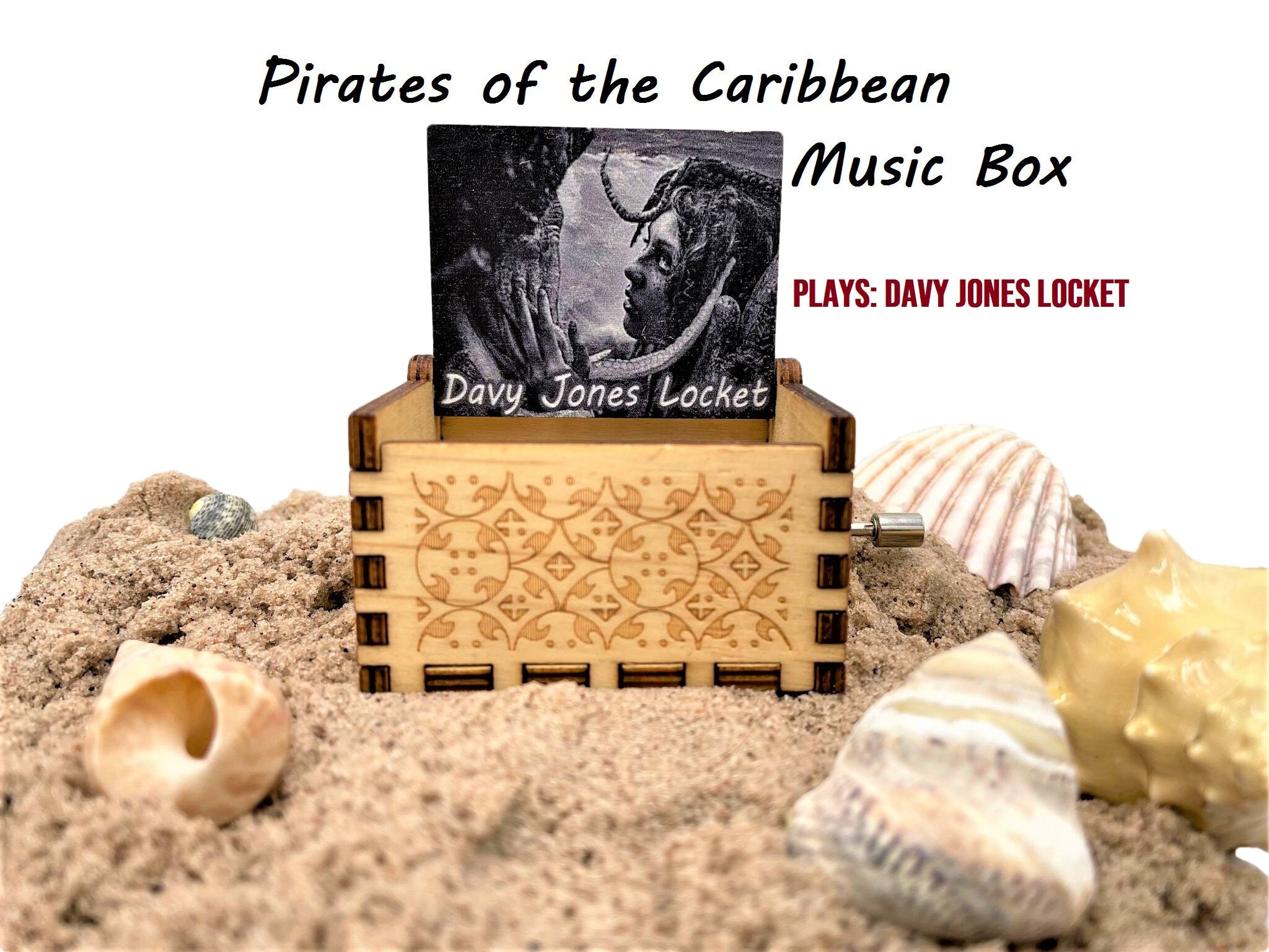 Pirates of the Caribbean Music Box Davy Jones Locket Music Etsy