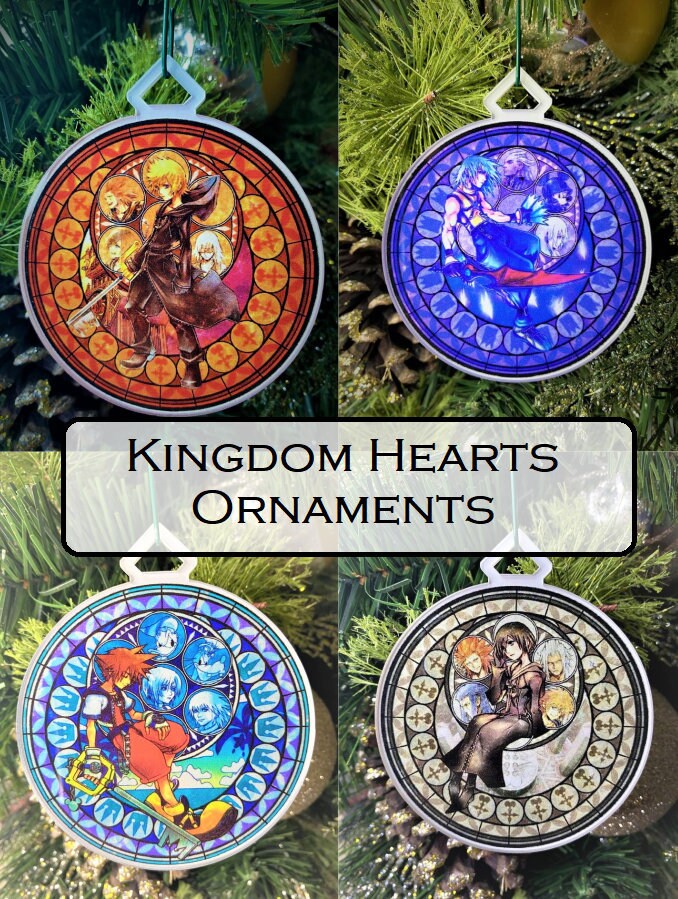 Kingdom Hearts Ornaments  - Kingdom Hearts Christmas Ornaments - Game…