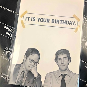 Die Büro-Geburtstagskarte: Jim & Dwight - „It is Your Birthday“ Audio-Begrüßung