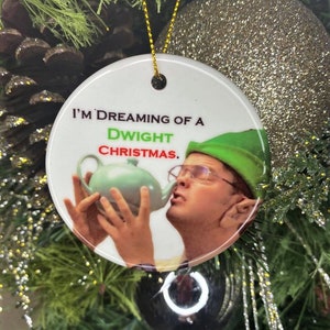 The Office Ornaments - The Office Christmas tree ornaments - Ceramic Christmas - Michael Scott - The Office Christmas Ornaments - decor