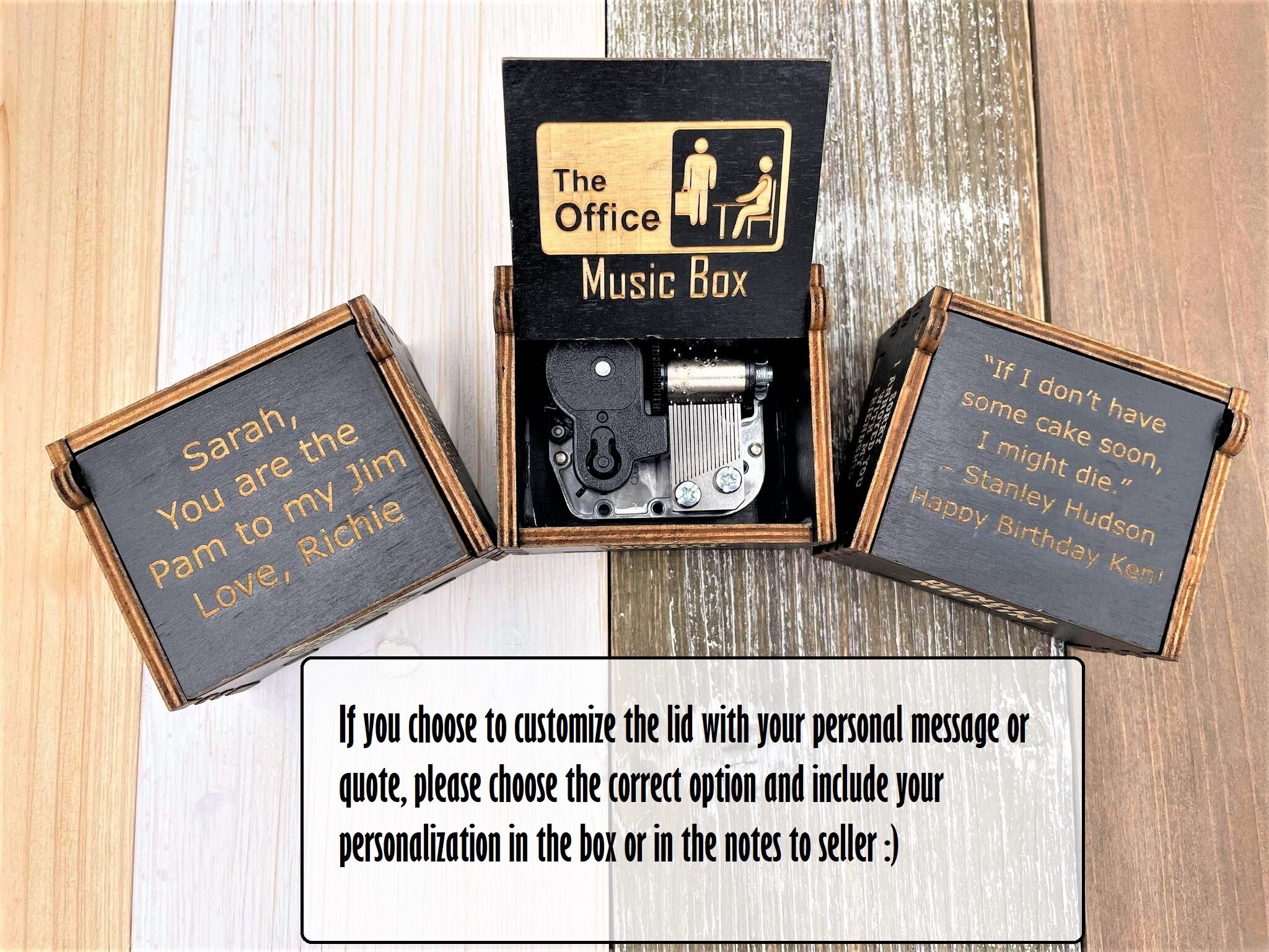 The Office Music Box Wind up Music Box Office music box Etsy