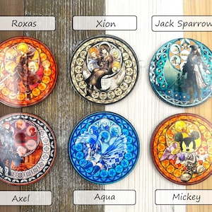 Choose your own Kingdom Hearts Coaster set with 24 choices of original and custom made Stations of Awakening.