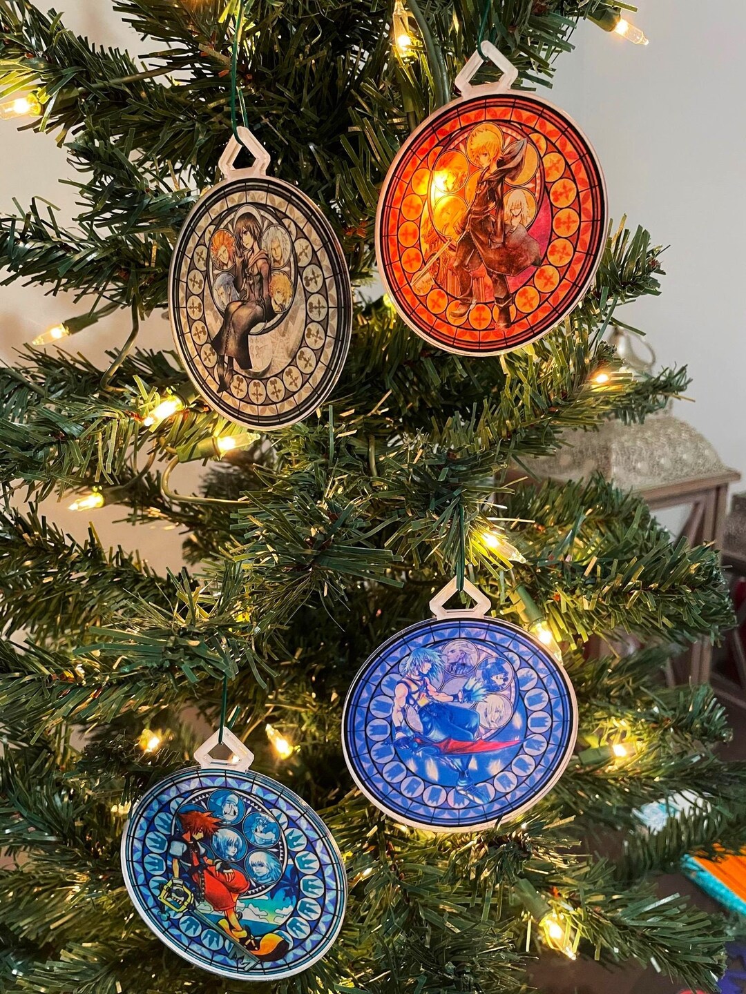 Kingdom Hearts Ornaments Kingdom Hearts Christmas Ornaments Gamer Gifts