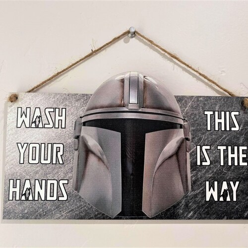 The Mandalorian Mat Star Wars This is the Way Etsy