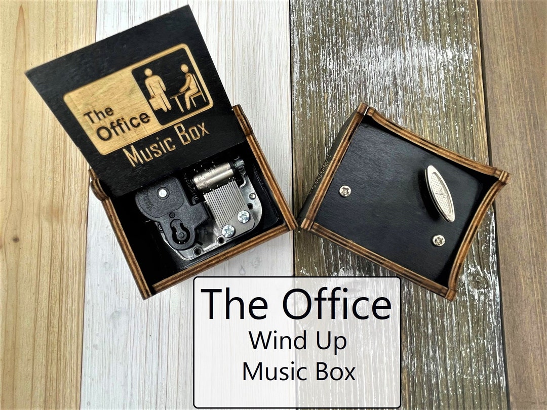 The Office Music Box Wind up Music Box Office Music Box Dunder Mifflin