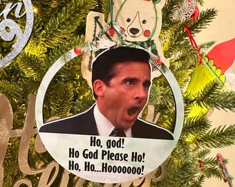 The Office Ornaments - Dunder Mifflin - The office Ornaments - Michael Scott Ornament - the office gifts - Christmas Ornaments - The Office