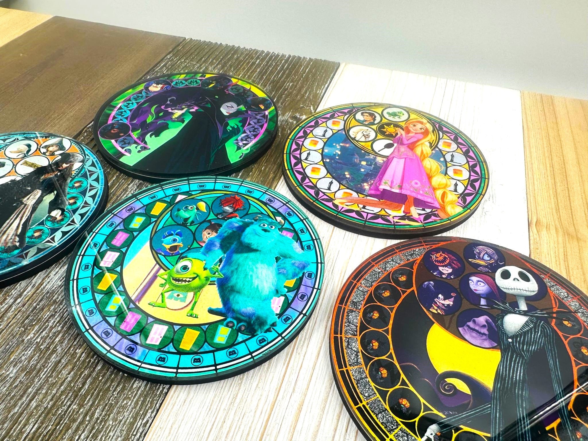 キングダム ハーツ コースター：ステンドグラス アクリル ゲーマー