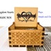 Kingdom Hearts Music Box: Simple and Clean -  Kingdom Hearts gift - Engraved box - Sora - Kingdom Hearts 2 - Custom Music Box - KH3 - Kairi 