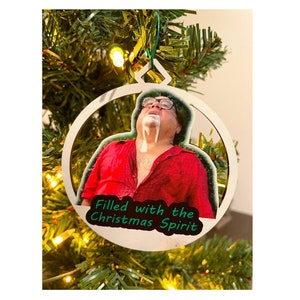Always Sunny Frank Reynolds Ornaments - Christmas Ornaments - Danny Devito - Funny Ornaments - Custom made ornaments - in philadelphia