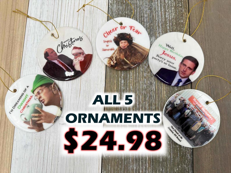 The office Christmas Ornaments